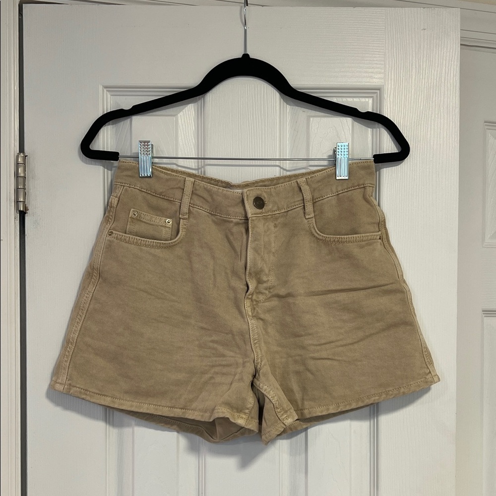 Tan Zara Women's Shorts